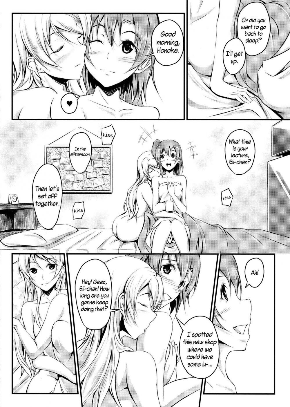 Hentai Manga Comic-Honoka and Eli's Life Living Together-Read-4